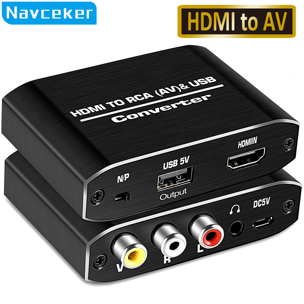 Scart To Hdmi - Navceker HDMI TO AV Scaler อะแดปเตอร์