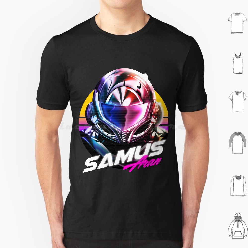 เสื้อยืด Samus Aran 6XL ผ้าฝ้า - Retro Gaming T Shirt บทวิจารณ์และราคา